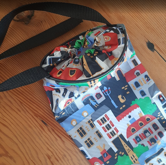 Basurero para auto - ESTAMPADO CASAS